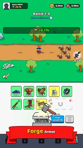 Gameplay screenshot 1 from Forge Master - Strategy game